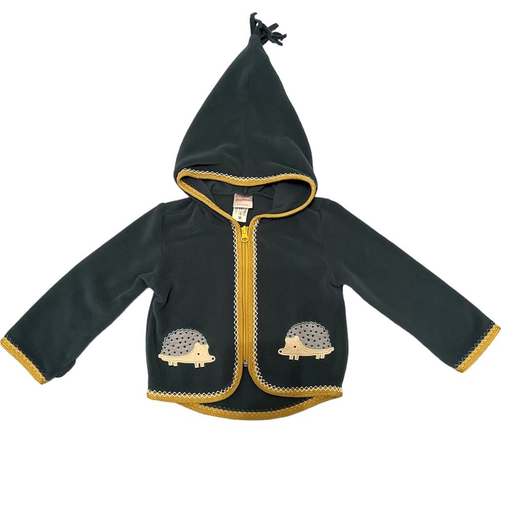 Hanna Andersson baby girl fleece jacket